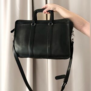 Vintage Coach Briefcase - Embassy Brief 5296 - broken zipper